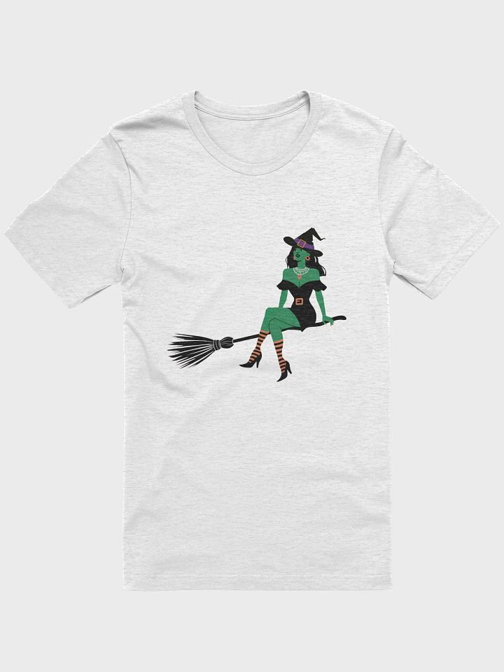 Green Witch On A Broom Stick product image (3)
