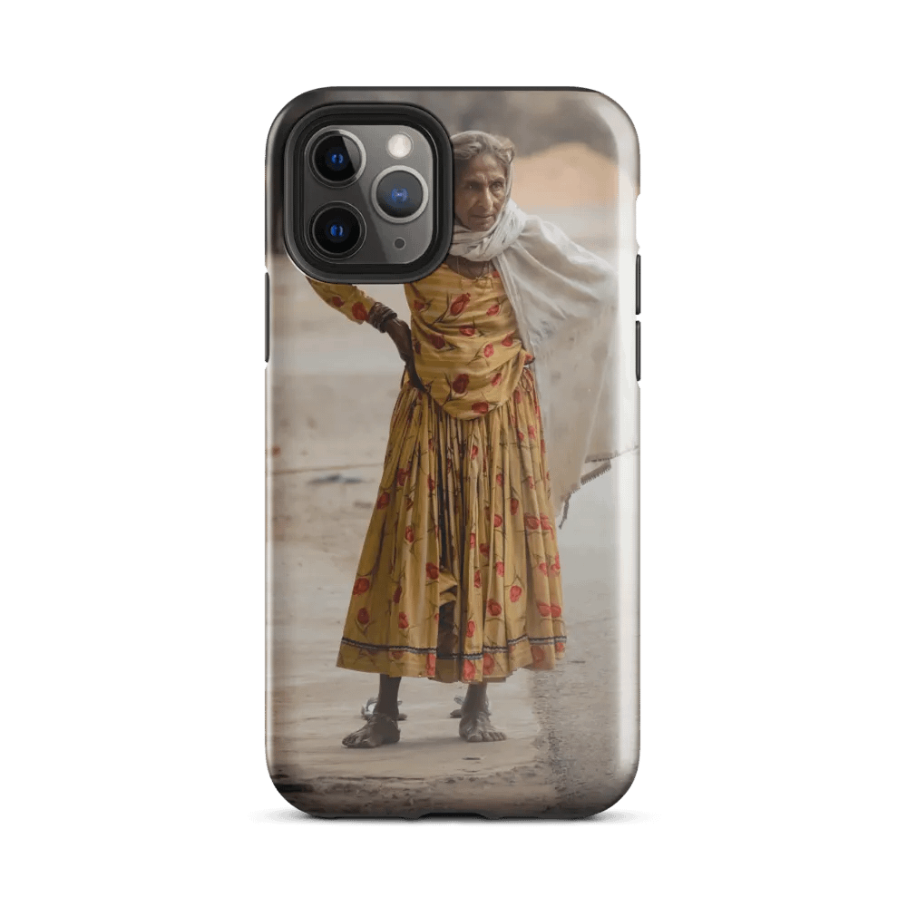 Vintage Elderly Woman in Traditional Dress Phone Case product image (27)