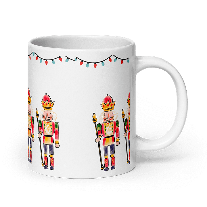 Festive Nutcracker Soldiers Mug, Perfect for Holidays and Winter product image (3)