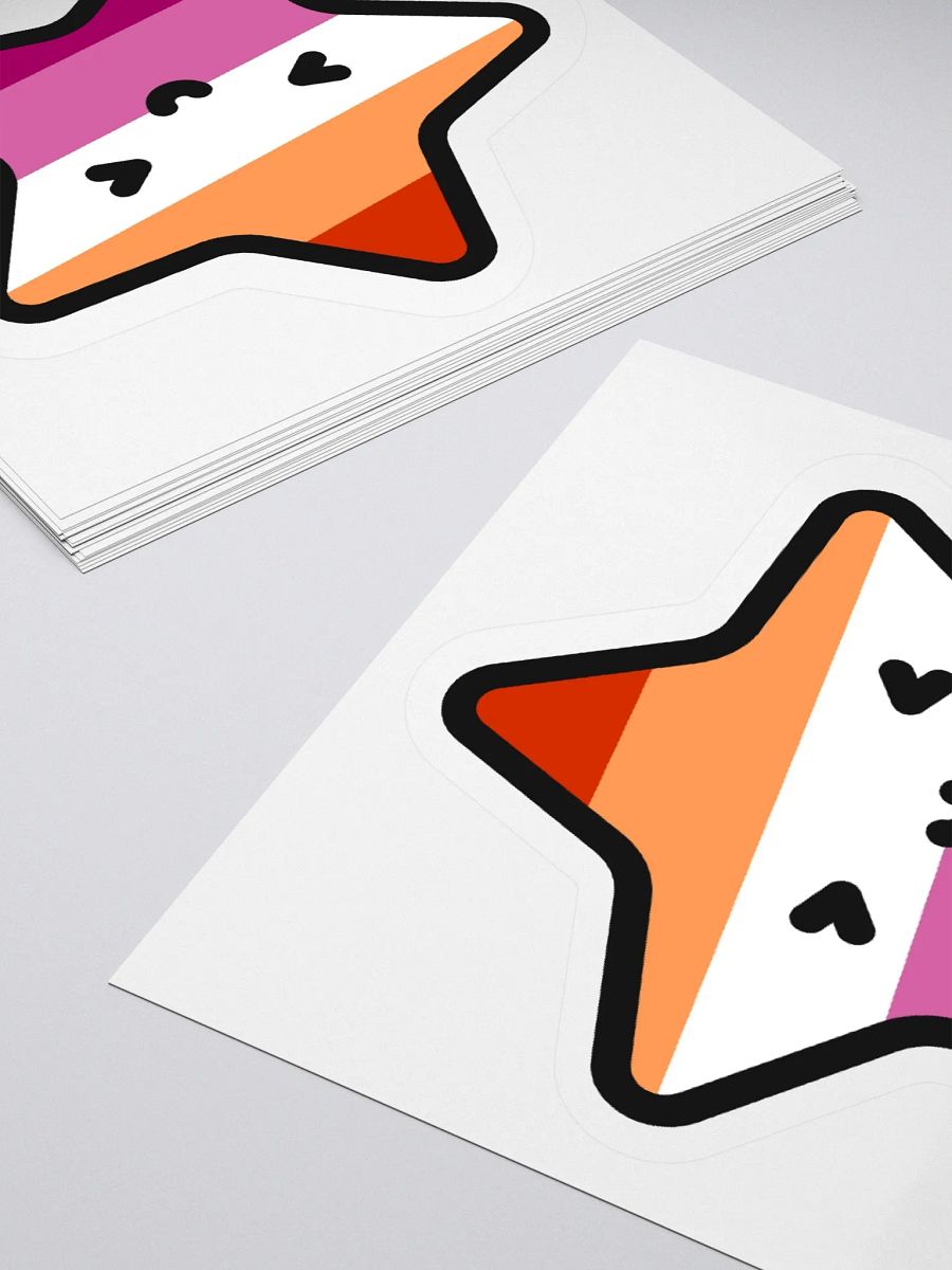 Lucy Lesbian Pride Sticker product image (4)