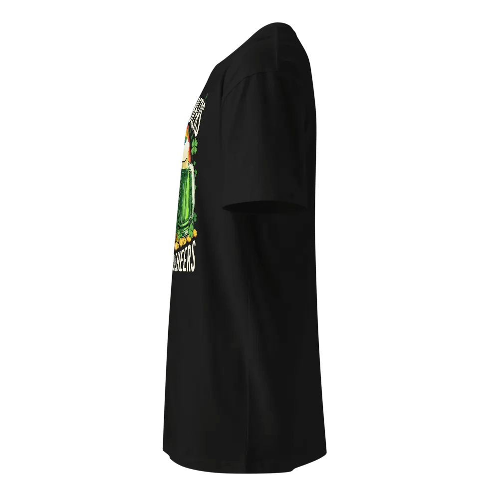 Green Beers and Good Cheers St. Patrick’s Day T-Shirt – Fun Irish Celebration Unisex T-Shirt product image (5)