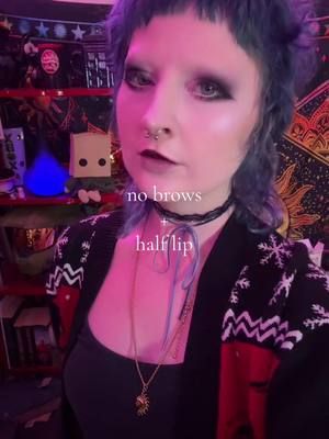 It’s a vibe, darling 😌 #makeuplook #makeup #makeupartist #makeuptransformation #altmakeup #whimsical 