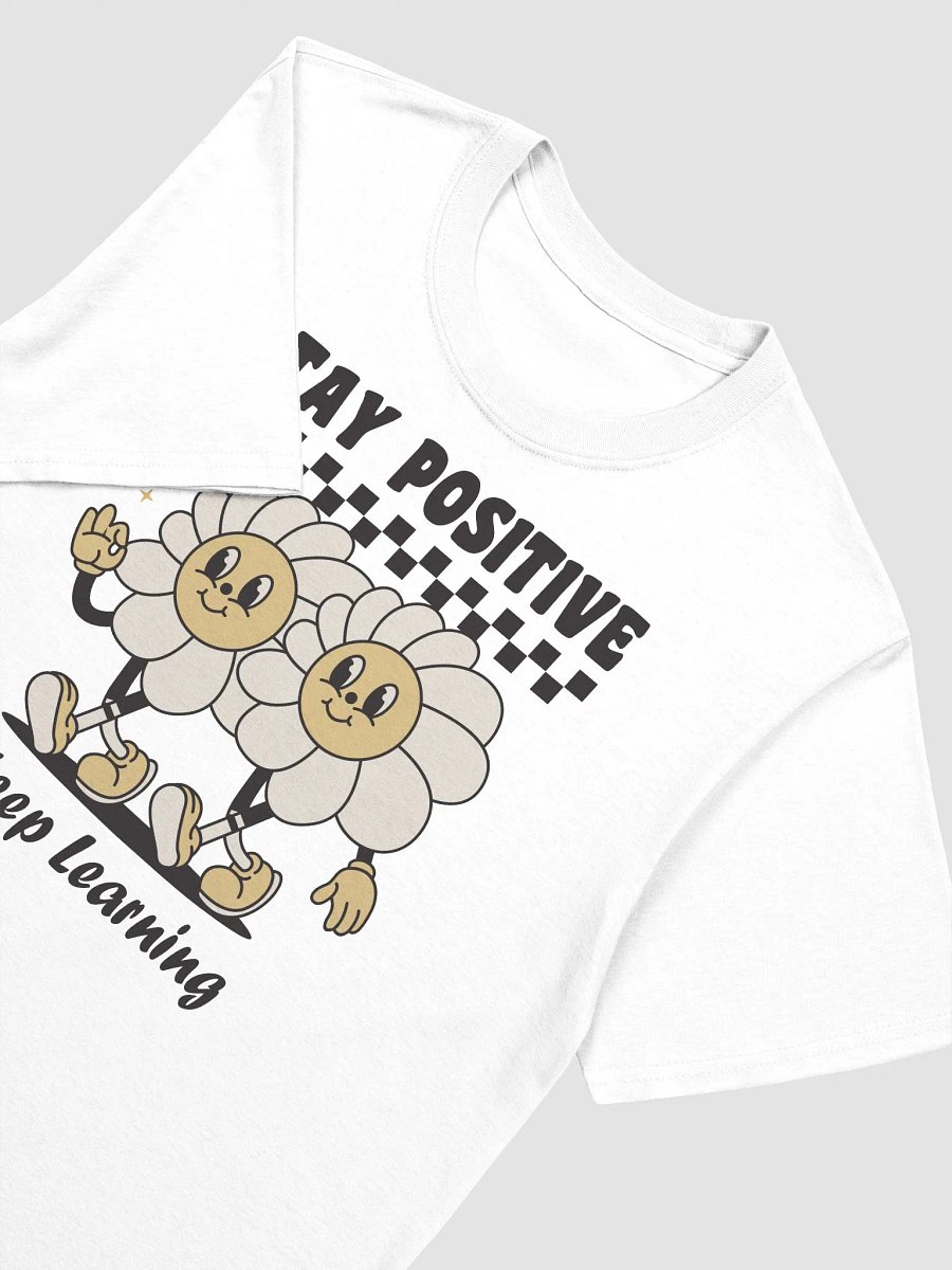 Stay Positive Keep Learning Vintage Flower Teacher T-Shirt product image (5)