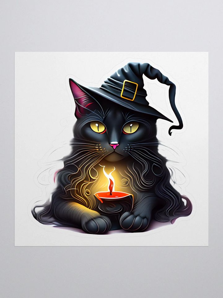 Witchy Cat Sticker product image (1)