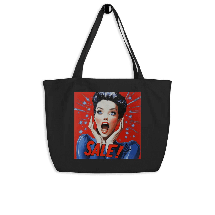 Pop Art 'SALE!' Shopper Tote Bag product image (4)