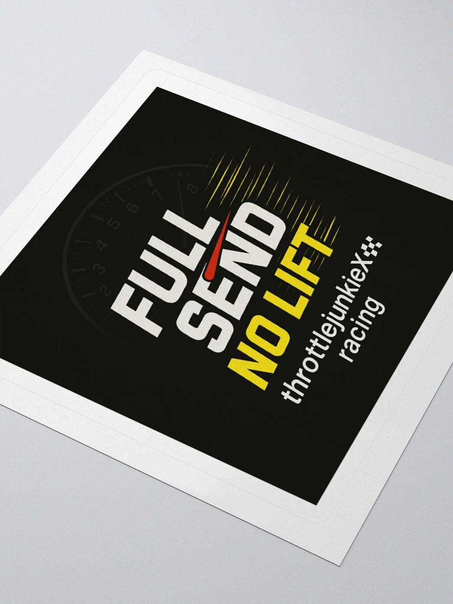 FULL SEND NO LIFT Kiss Cut Stickers product image (12)