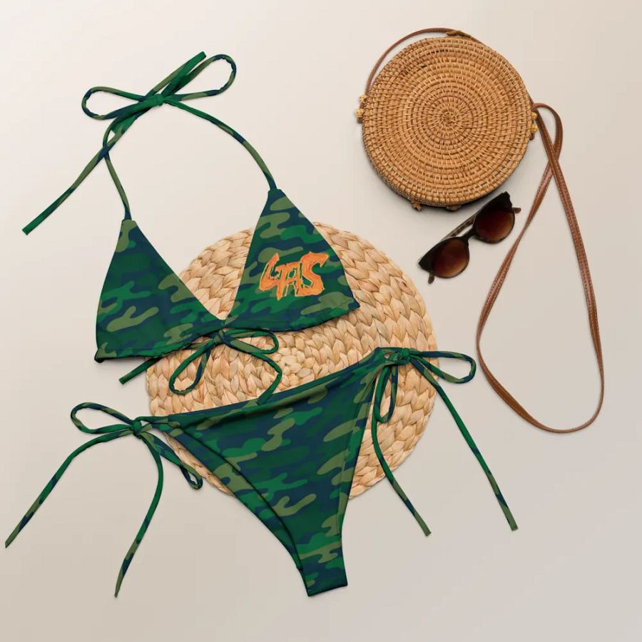 GAS Camo Orange Logo Bikini Set product image (8)