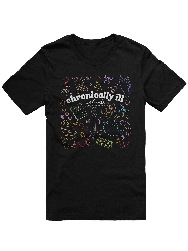 Chronically Ill and Cute Tee - Rainbow product image (86)