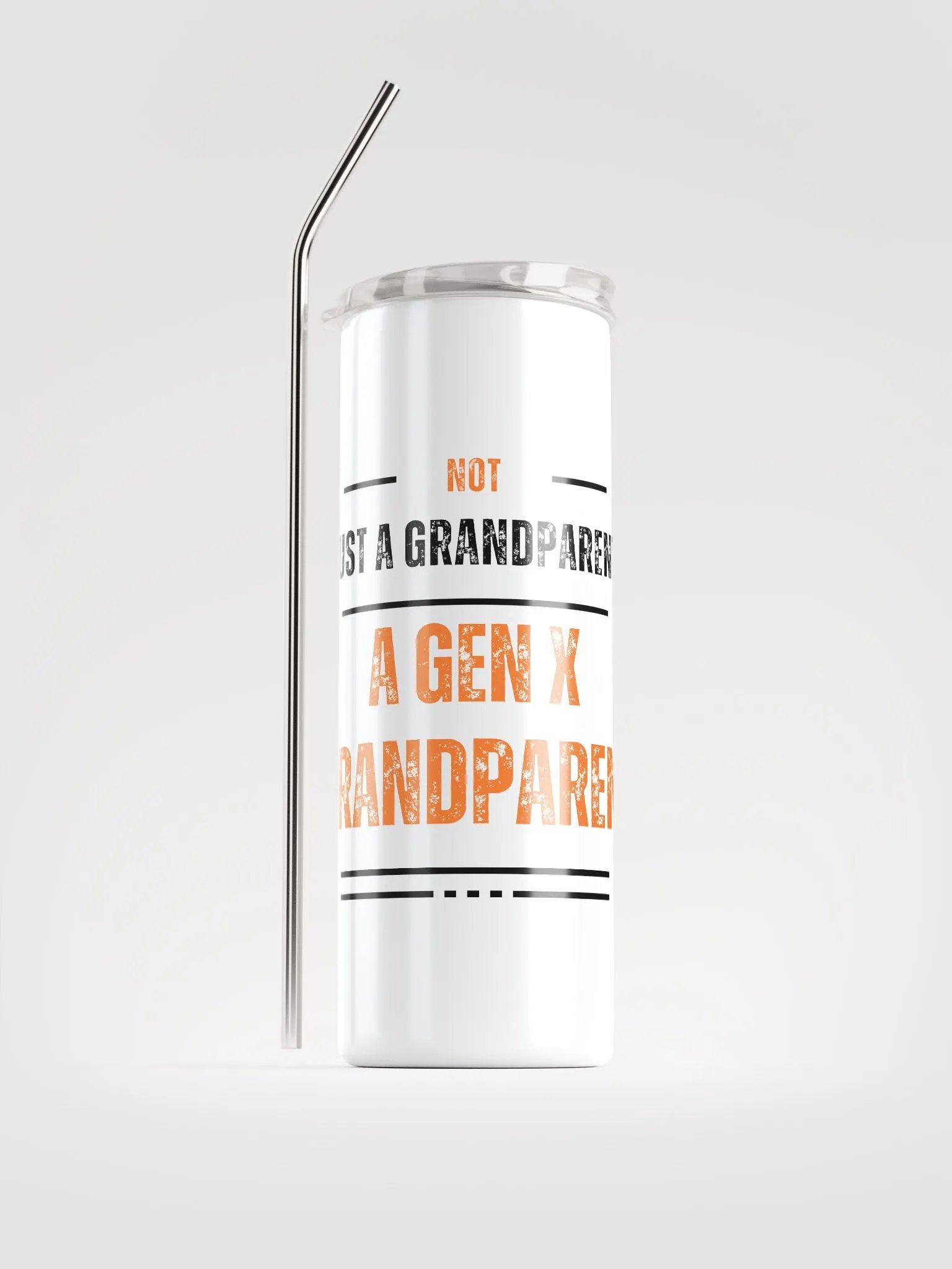 Not Just A Grandparent Stainless Steel Tumbler (White) product image (4)