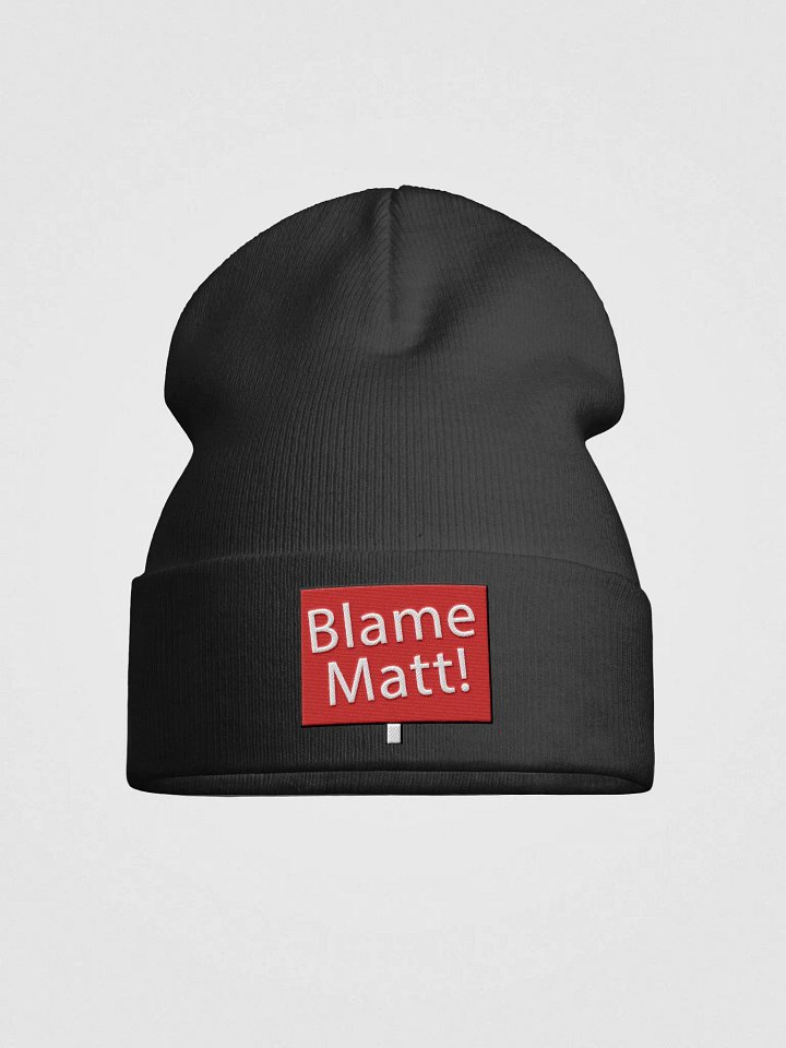 Blame Matt beanie product image (1)