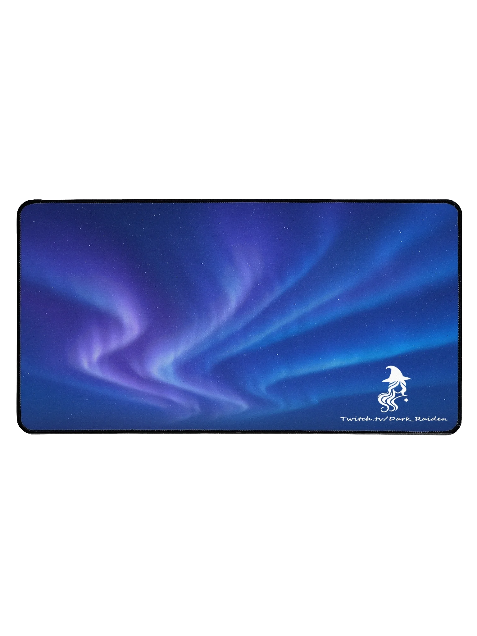 Logo, Aurora Borealis Mouse Mat - Blue & Purple product image (1)