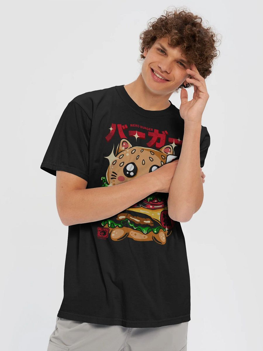 Neko Burger Funny - Heavyweight T-Shirt product image (5)