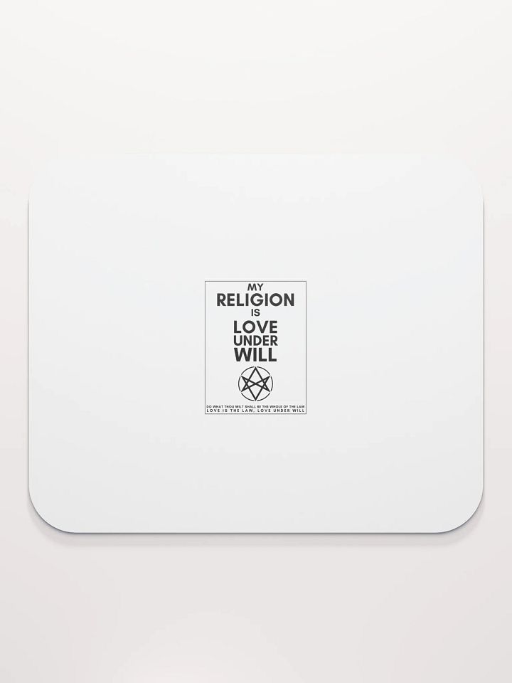 Pad Mouse ”Love under Will” (Aliester Crowley) product image (2)