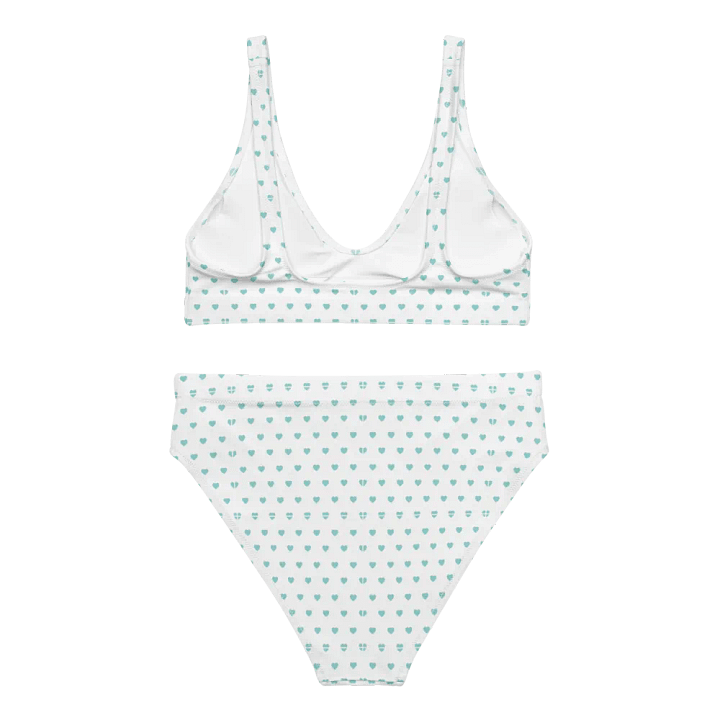 Pastel Heart Seamless Pattern High Waisted Bikini - V10 product image (2)