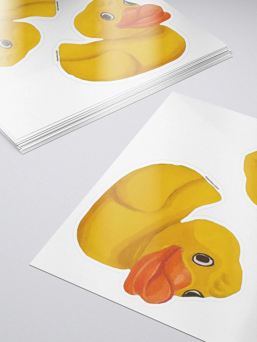 Yellow Ducky - 2 Stickers product image (5)