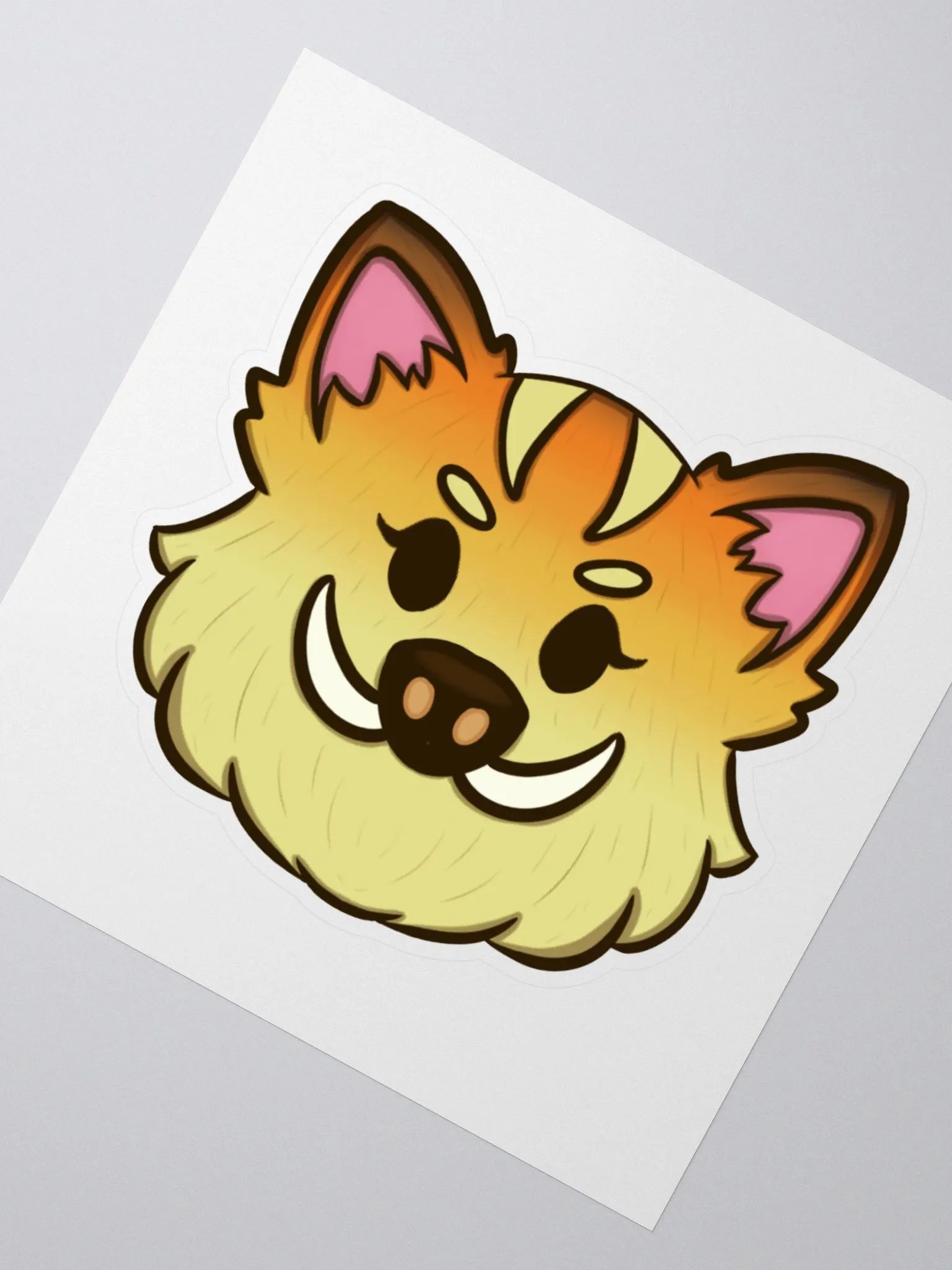 9-Month Boar Badge Sticker product image (2)