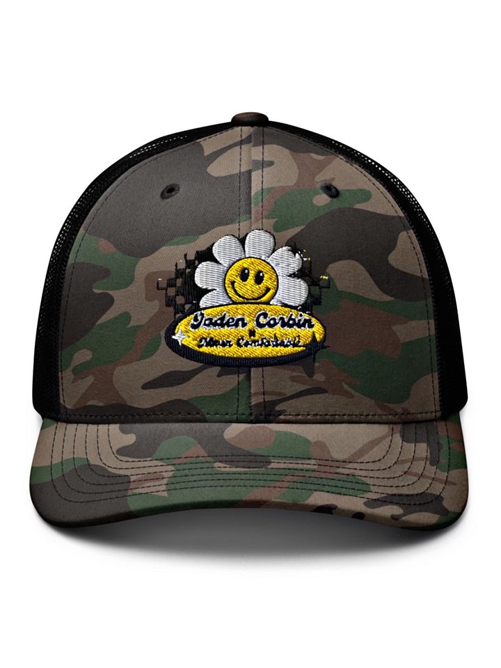 NEVER COMFORTABLE CAMO-HAT - V.SMILEY product image (1)