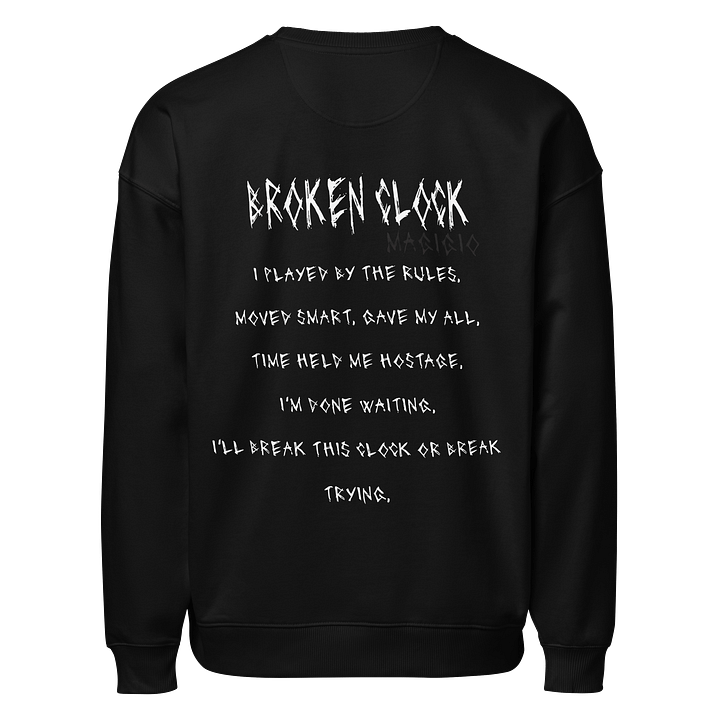 Magigio Broken Clock Essential Oversized Sweatshirt product image (2)