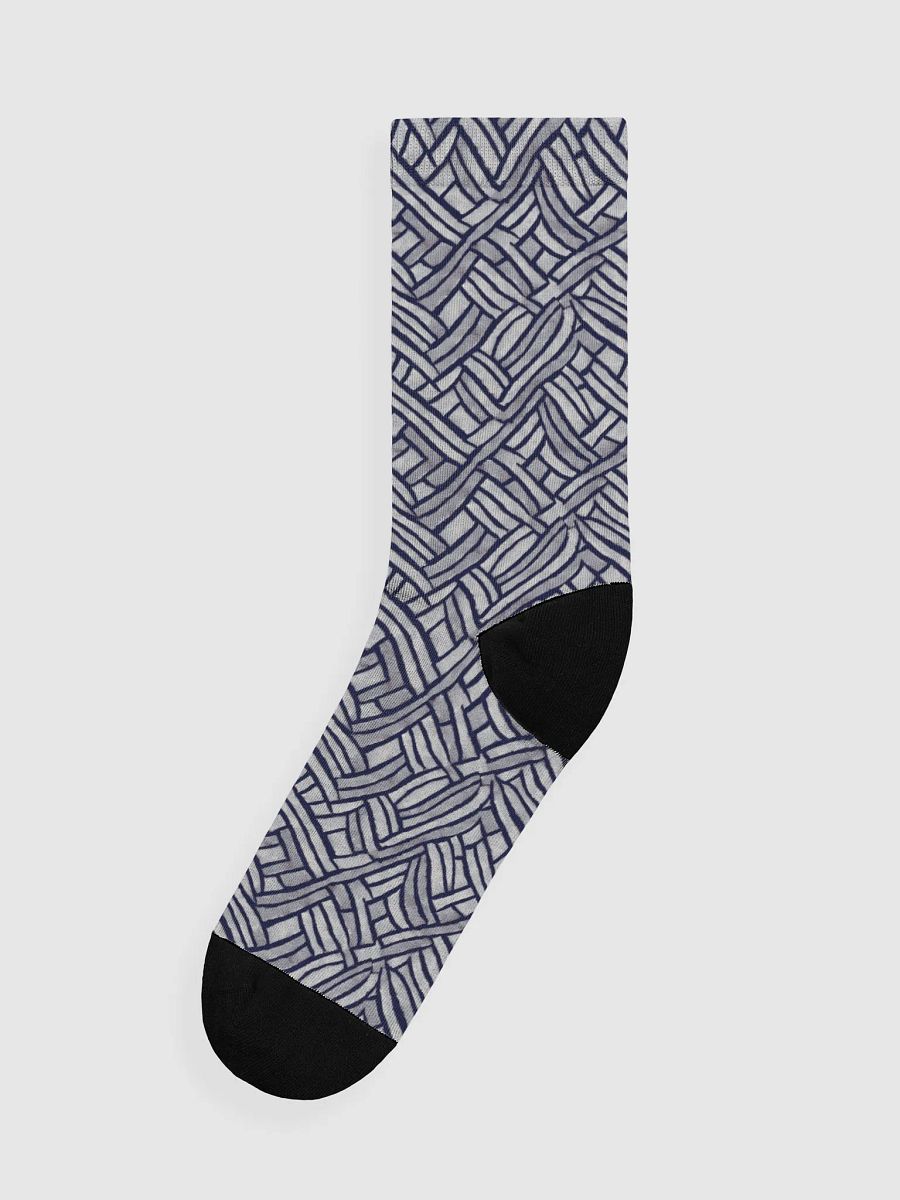 Grey Rectangles Socks product image (1)
