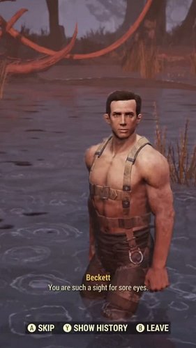 Beckett is not OK.

#fallout76 #fo76 #fo76camp #fo76halloween