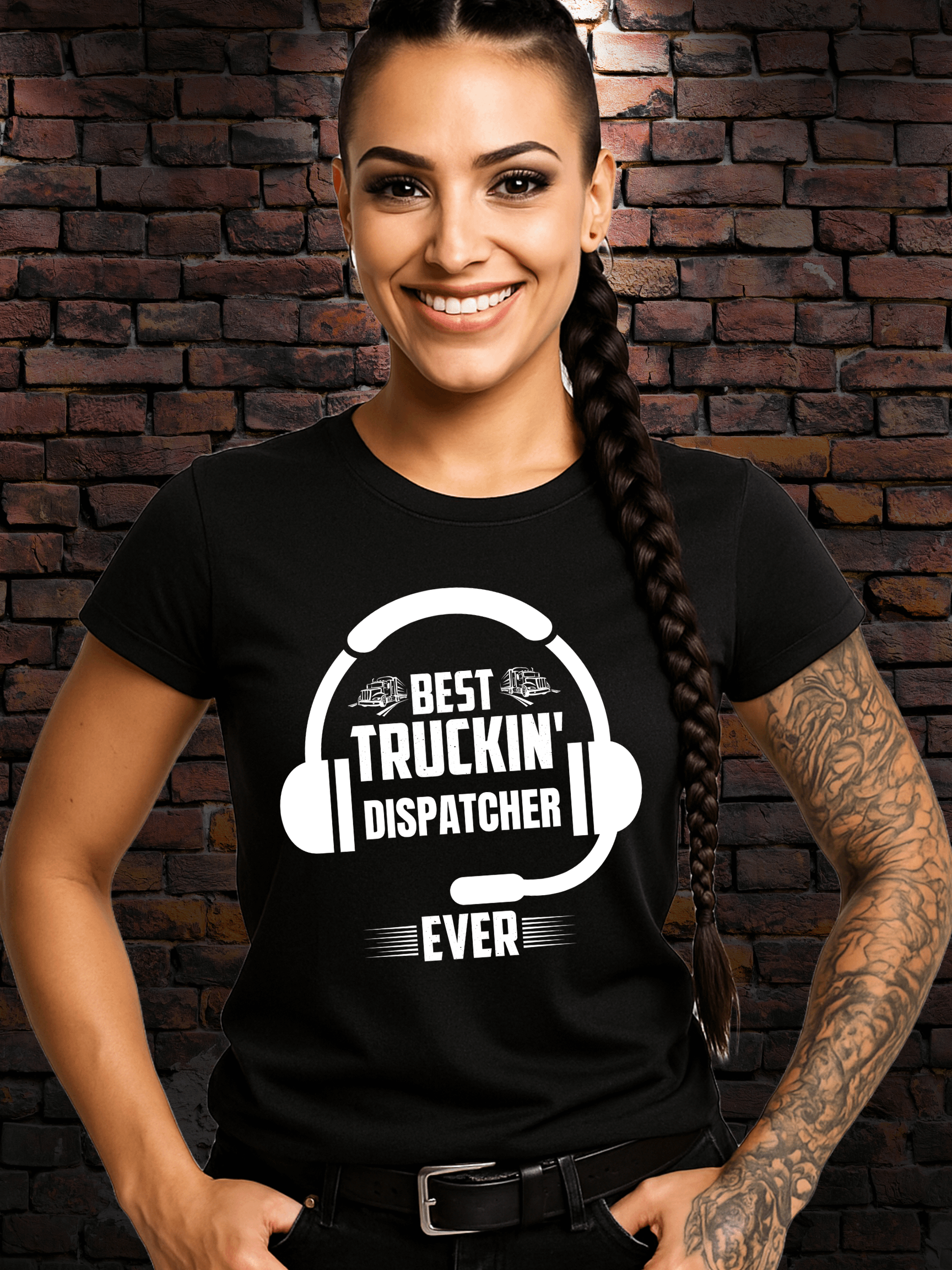 Best Truckin’ Dispatcher Ever – Women’s Softstyle Tee product image (1)
