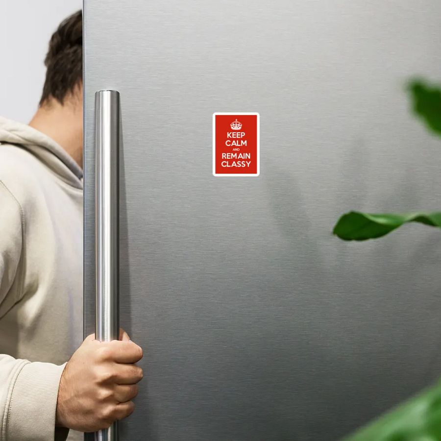 Keep Calm Magnet in Red product image (8)