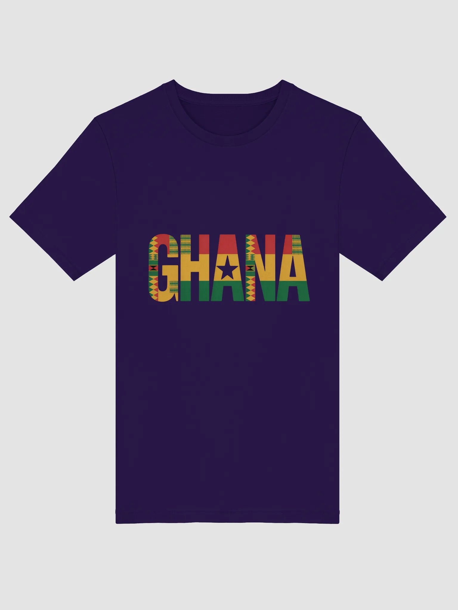 Ghana Flag Ghanian Kente Pattern Supersoft T-shirt product image (45)