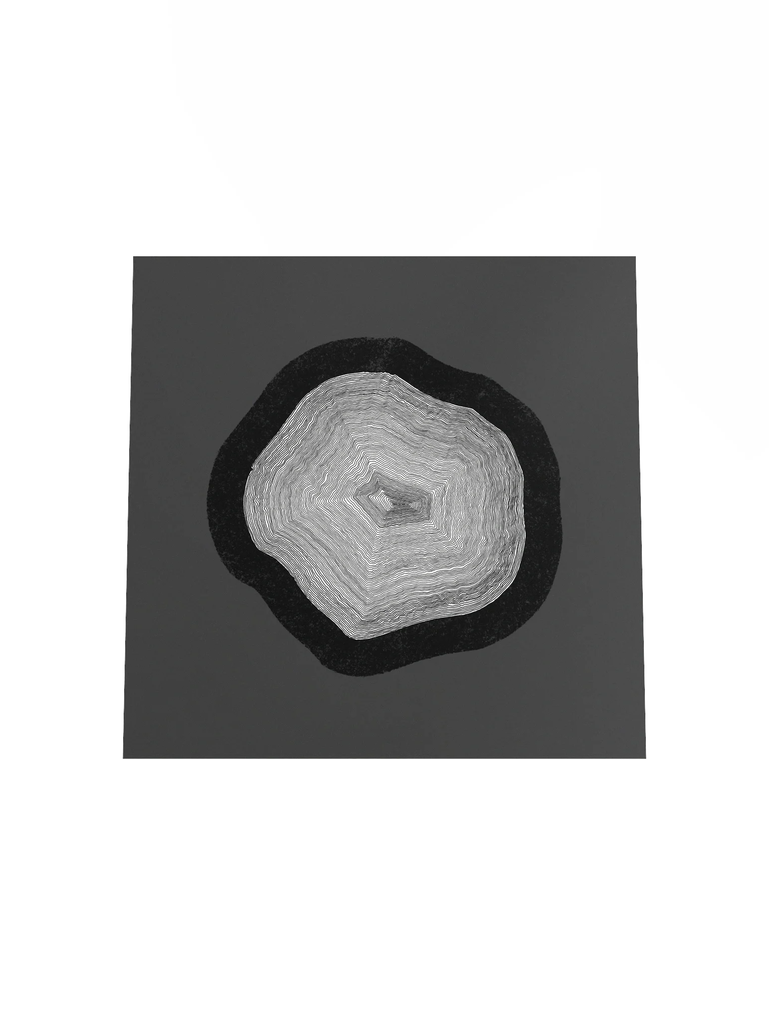 "Layers upon Layers" - Minimalist Poster (Wall Art) - Soft Black product image (4)