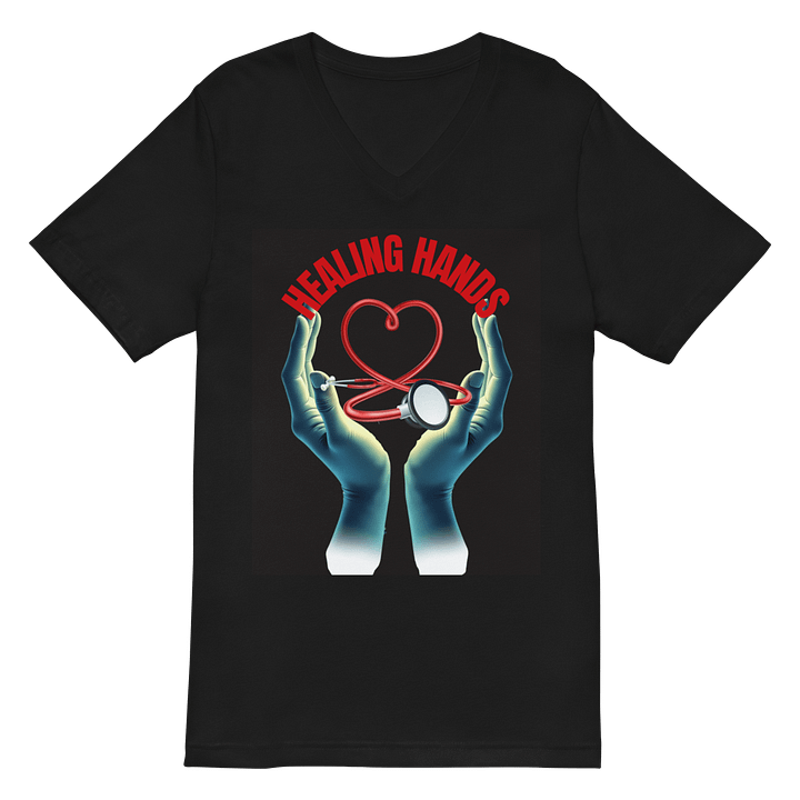 Healing Hands Heart Stethoscope T-shirt product image (3)