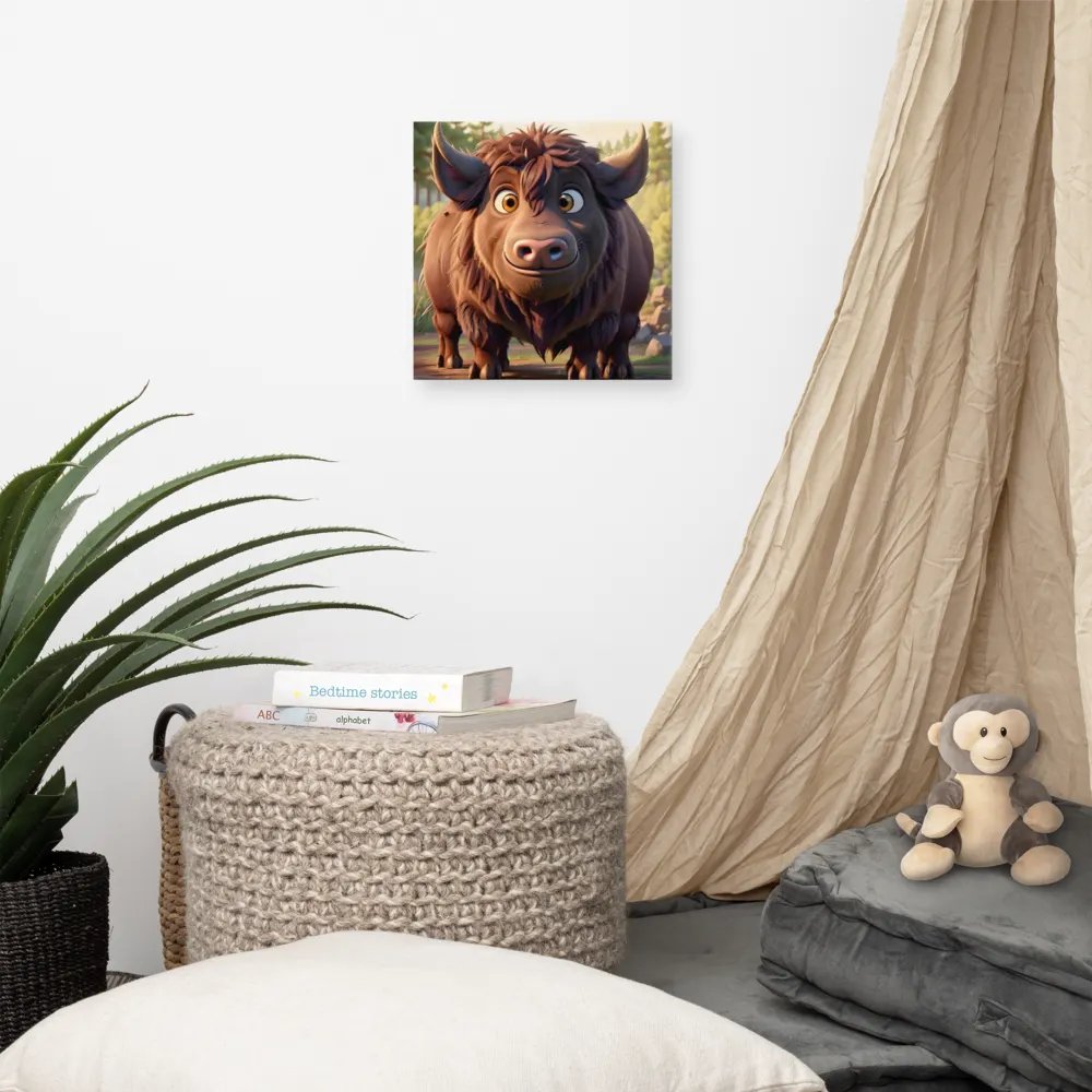 Endangered Species - Mexico - Bison Canvas Art product image (3)