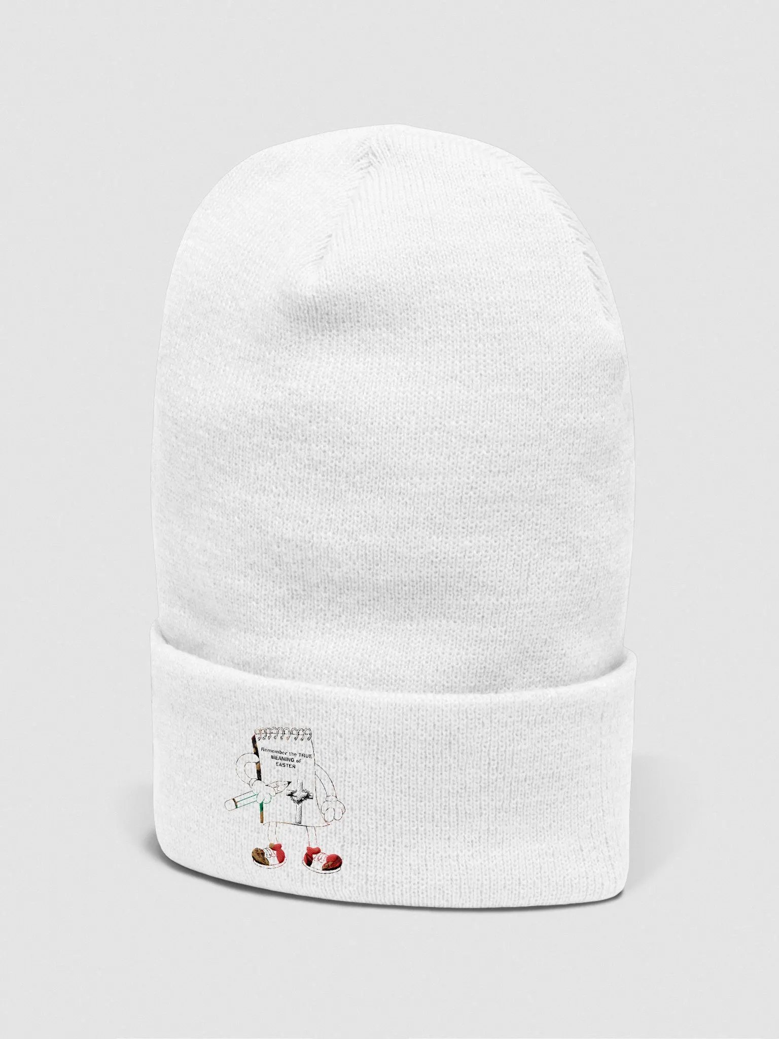 Cozy Embroidered Beanie for Cuffing Season product image (2)