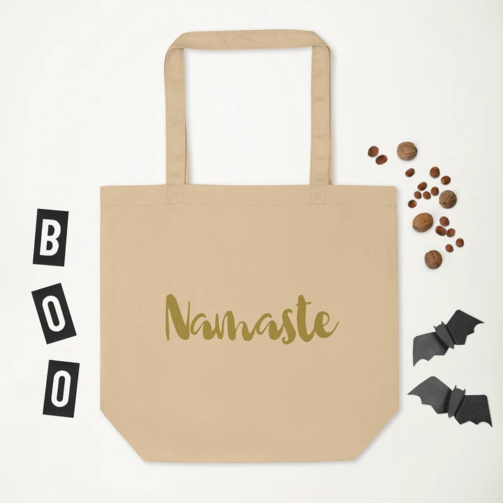 Namaste Text Eco-Friendly Tote Bag product image (2)