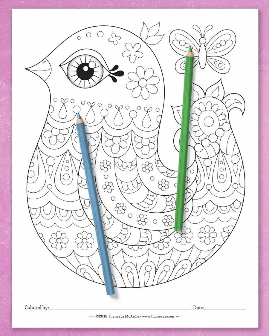 Happy Hodgepodge Coloring Pages product image (12)