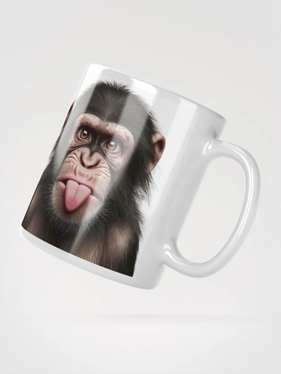 Rude Cheeky Chimp #Humorous Mug - White product image (2)