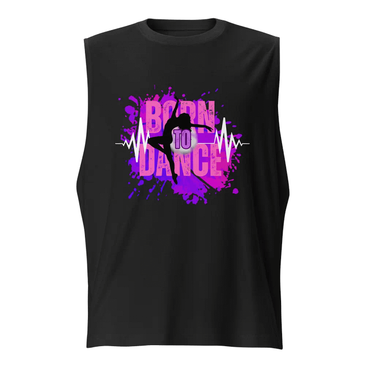 Expressive Born to Dance Her Silhouette Muscle Tank product image (1)