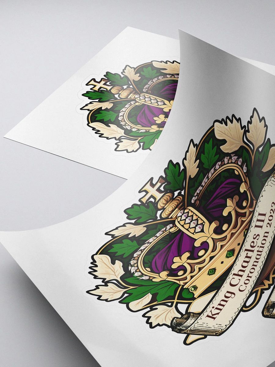 King Charles III Coronation Stickers product image (4)