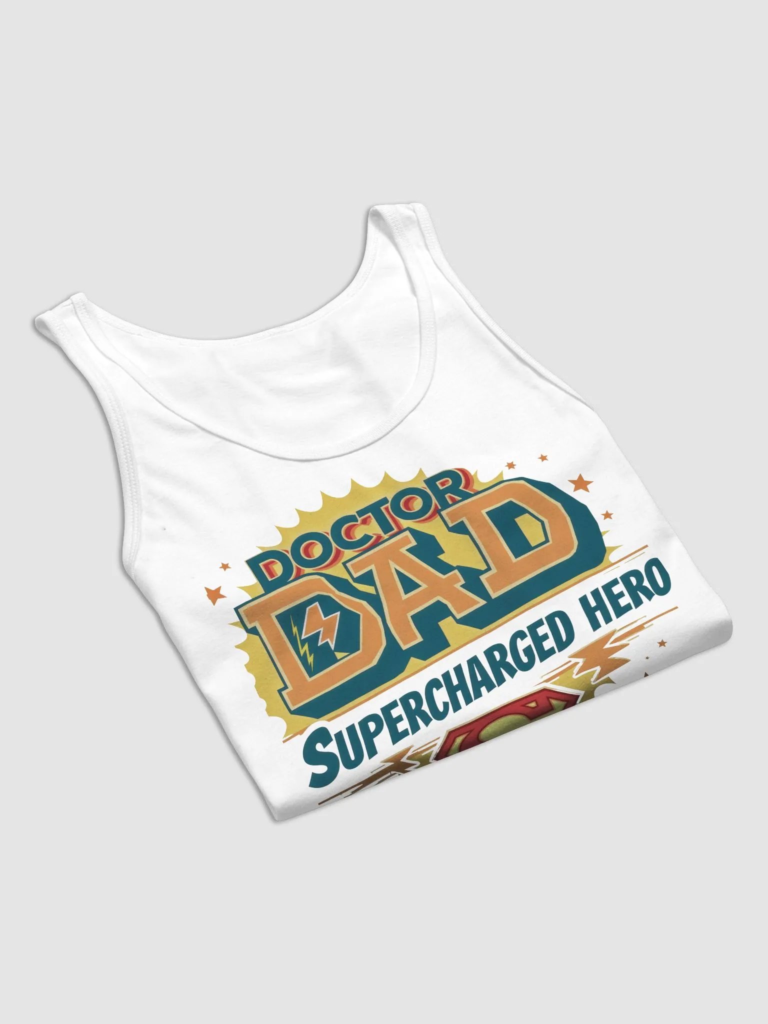 Supercharged Hero Doctor Dad Tank Top product image (24)