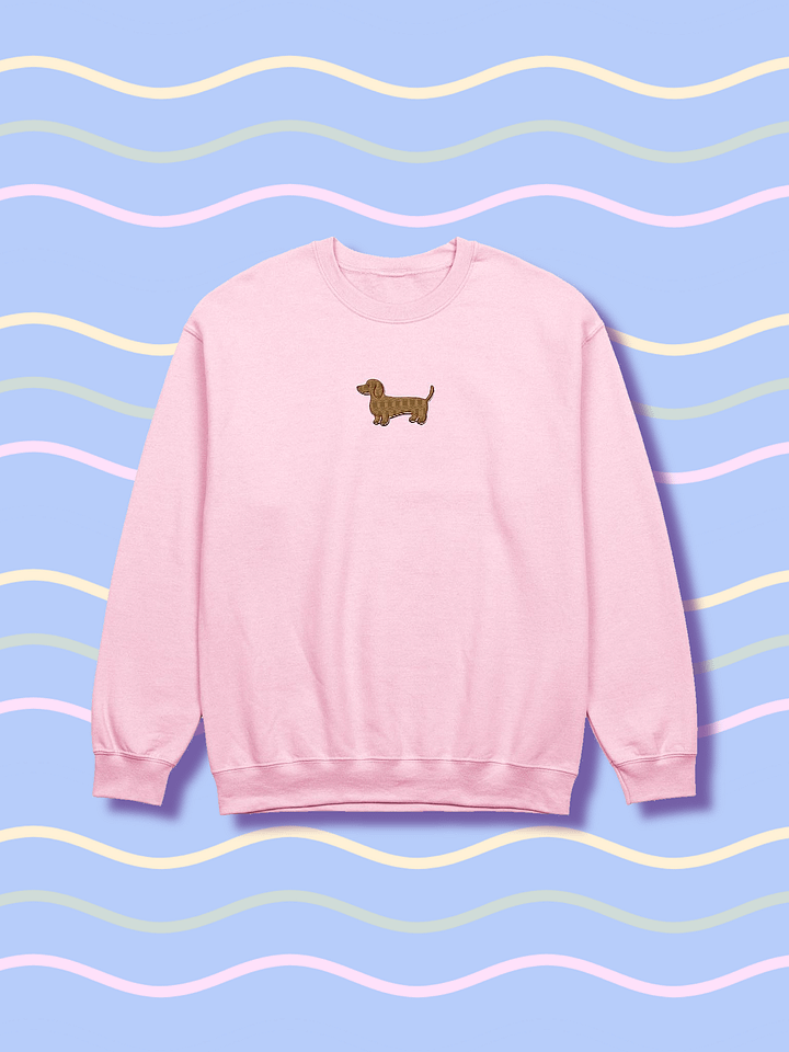 Dachshund Delight Crewneck Sweatshirt product image (1)