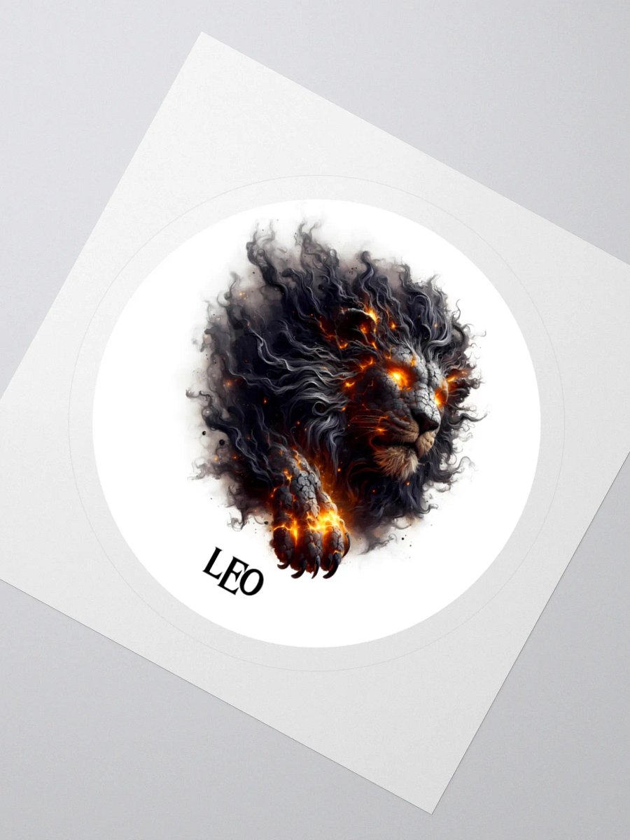 Mythical Leo Zodiac Round Sticker product image (6)