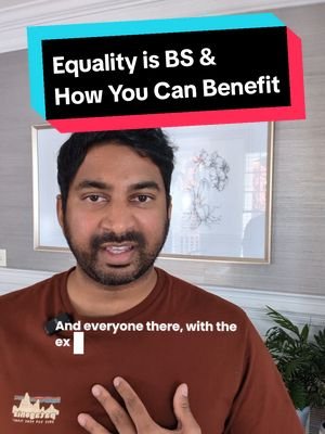 Equality is BS and How You Can Benefit #equality #equity #runclub #wealth #personalgrowth 