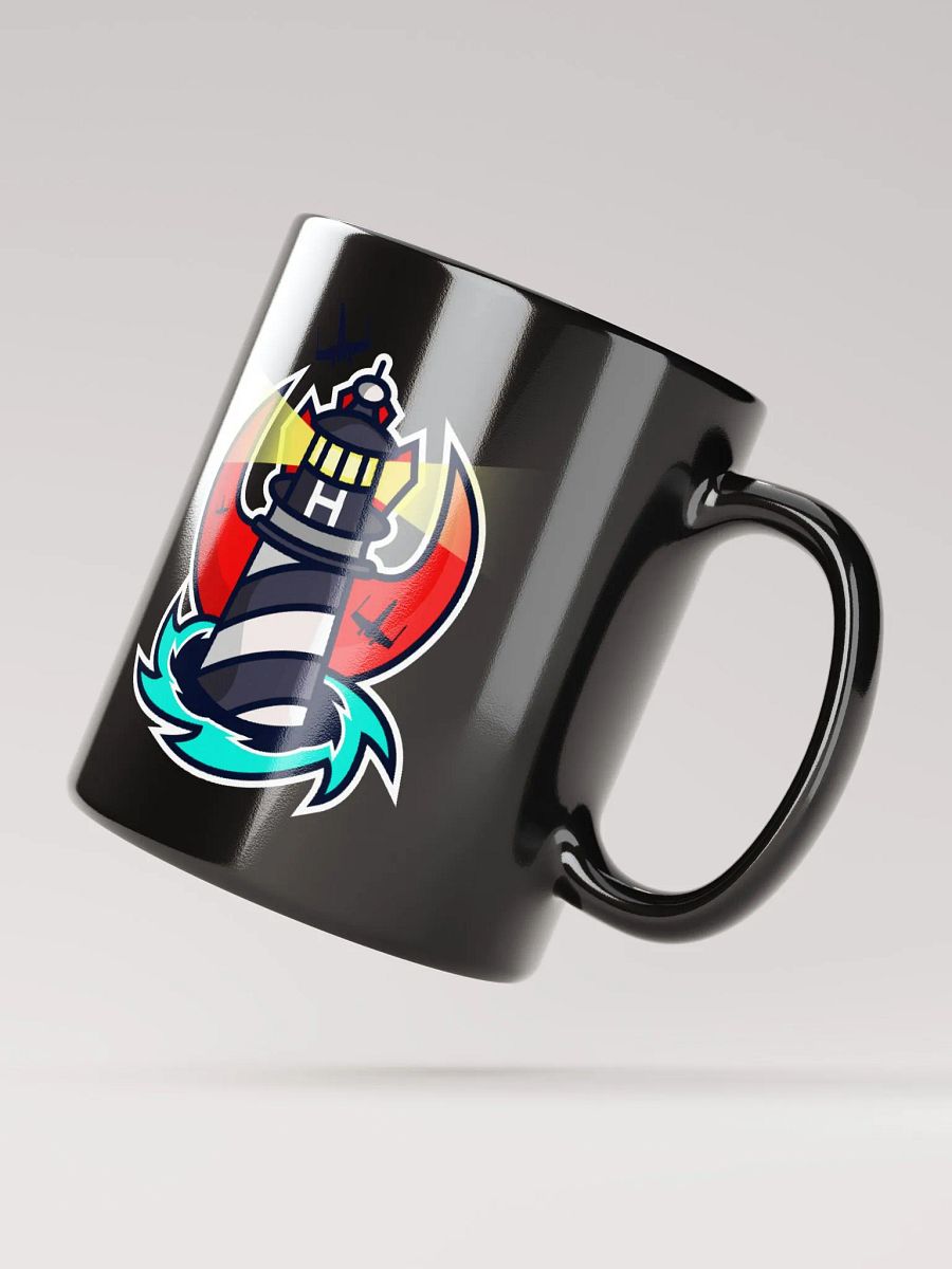 Retro Logo Black Glossy Mug product image (4)