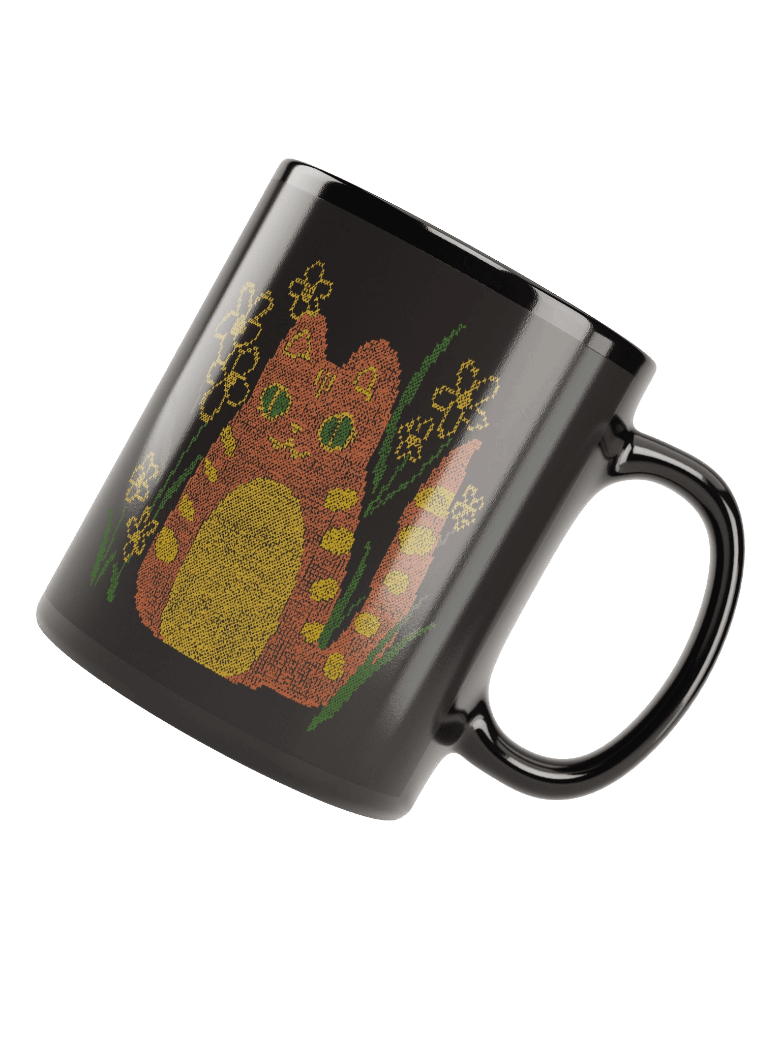 Cross Stitch Cat Mug product image (7)