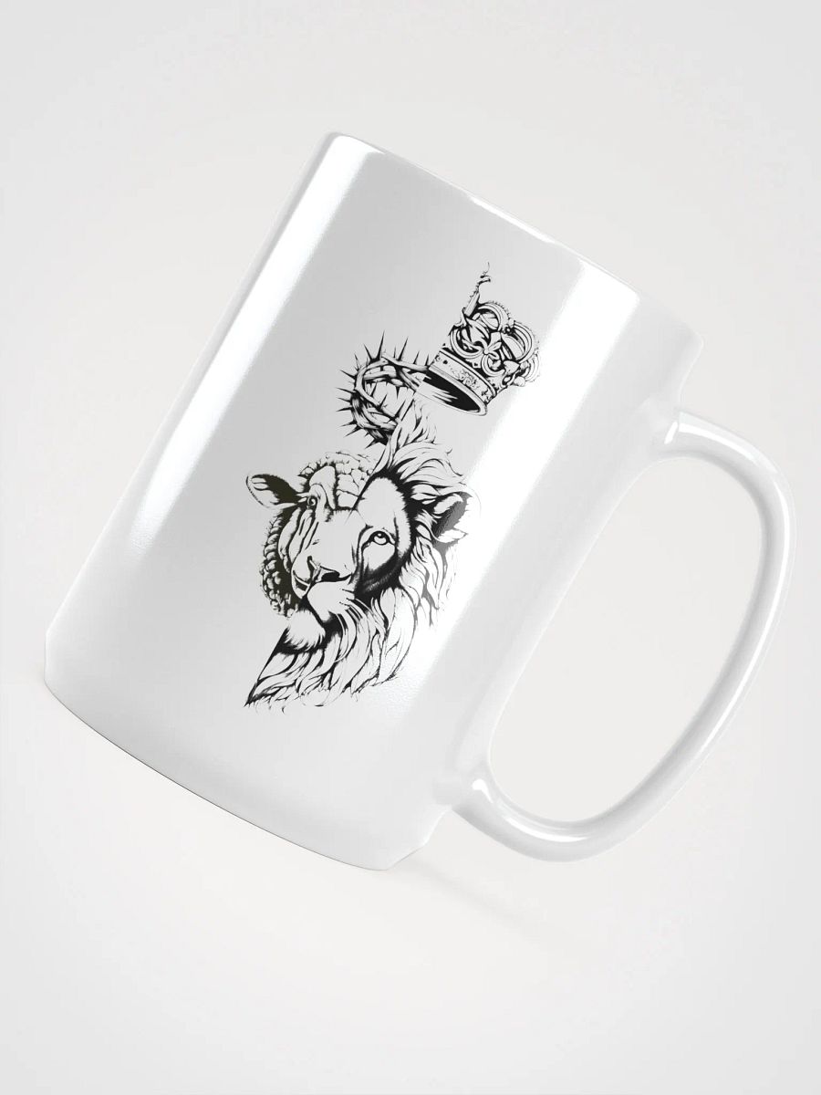 Lion and Lamb Ceramic Mug - 15oz, Perfect for Coffee Lovers & Gifts product image (4)