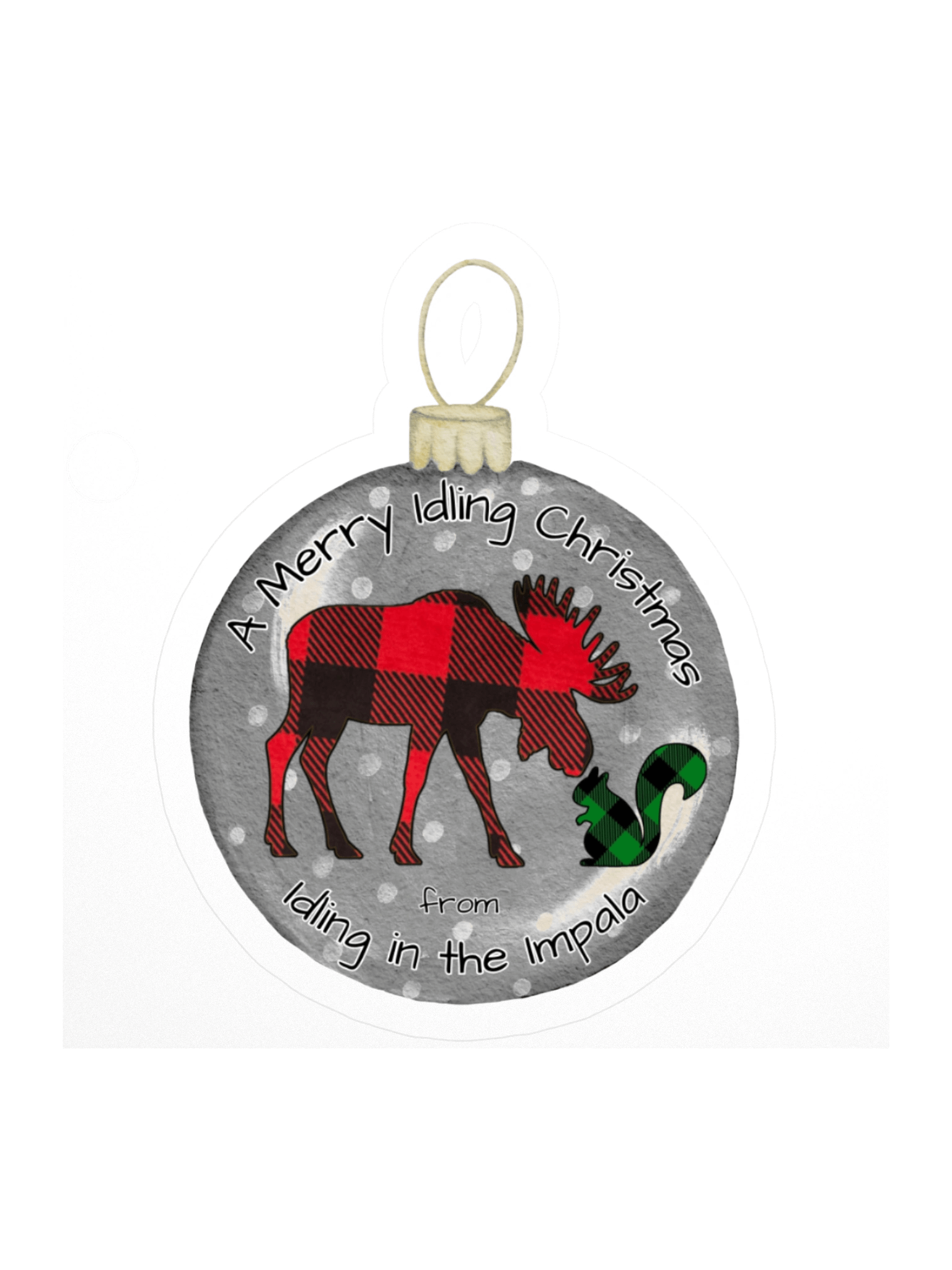 A Merry Idling Christmas Sticker - IITI product image (1)