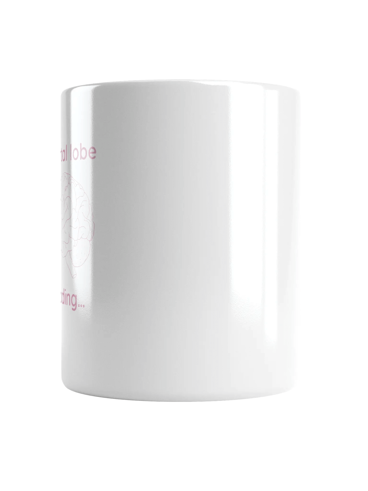 frontal lobe loading... mug (pink) product image (5)