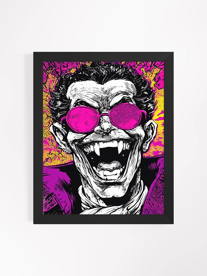Fanged Frenzy Framed Matte Wall Art Canvas product image (2)