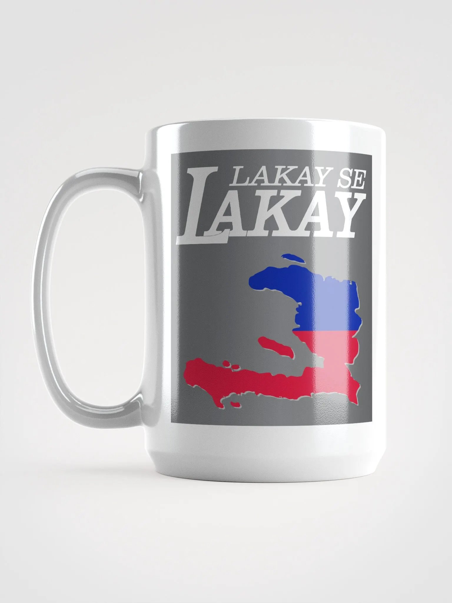 Lakay Se Lakay White Glossy Mug product image (4)