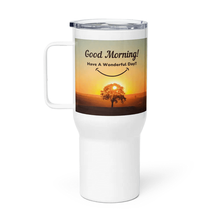 Smiling Sunrise Stainless Steel Travel Mug product image (1)