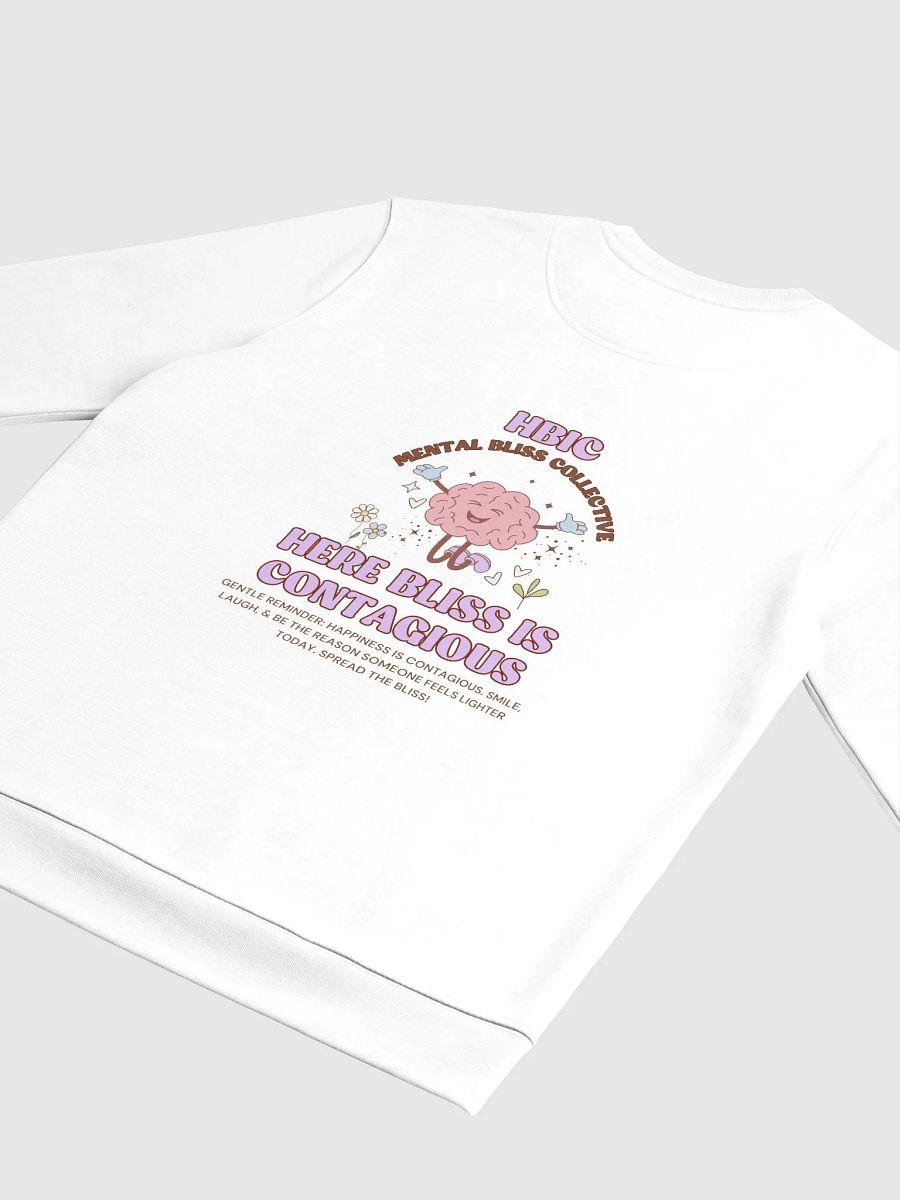 HBIC - Here Bliss Is Contagious Unisex Hoodie Organic Cotton Sweatshirt – Spread Happiness and Positivity product image (4)