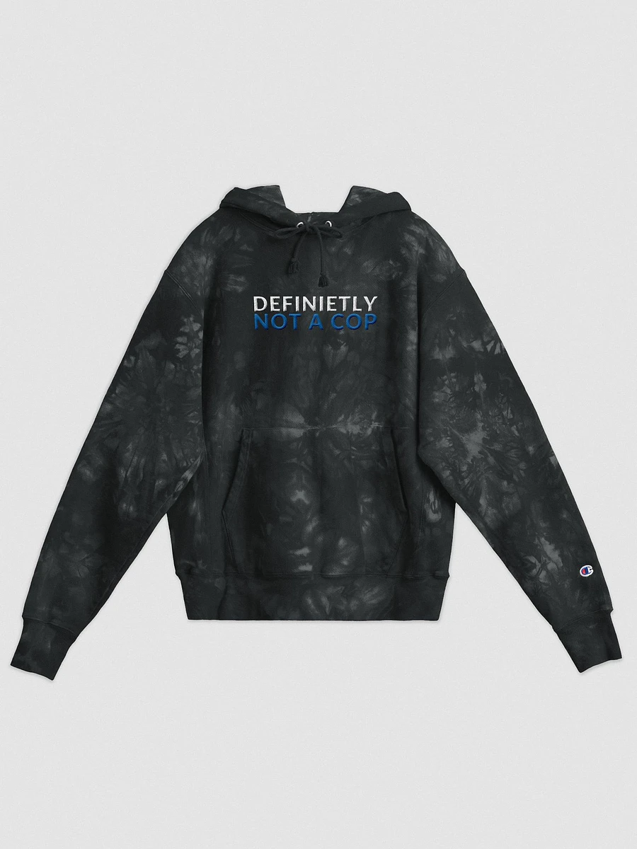 DEFINIETLY NOT A COP (BLUE) - CHAMPION HOODIE product image (2)
